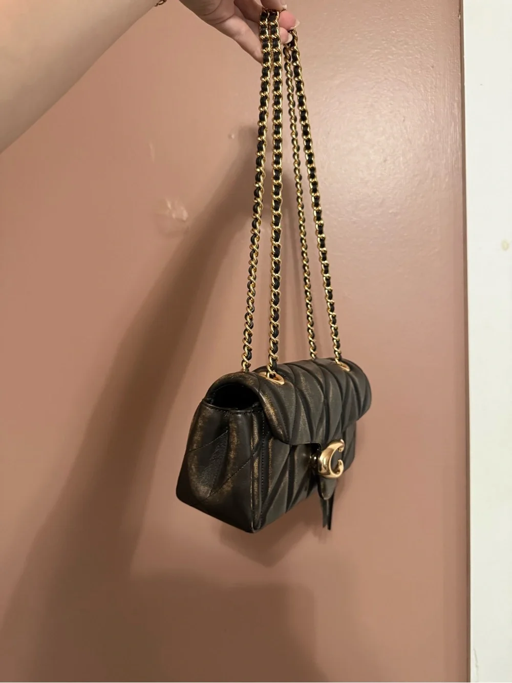 NWT COACH Quilted Loved Leather Tabby 20